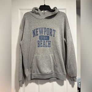 Gray Newport Beach Hoodie